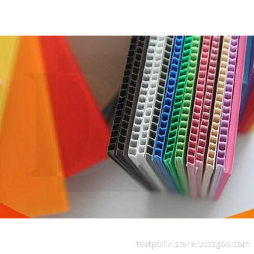 Eco - Friendly Waterproof CMYK Full Color PP Flute Board Co